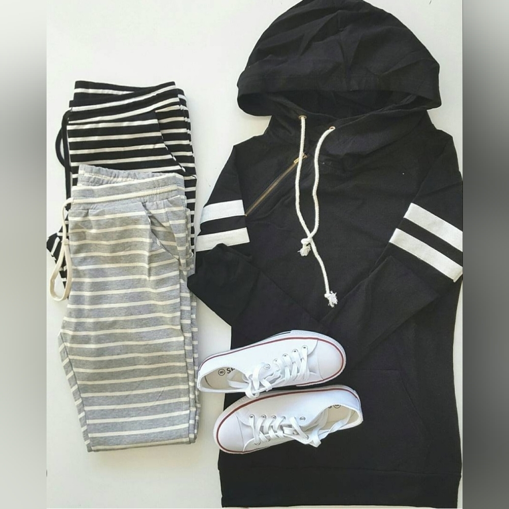 GORGEOUS Naketano style double hood lightweight hoodie.